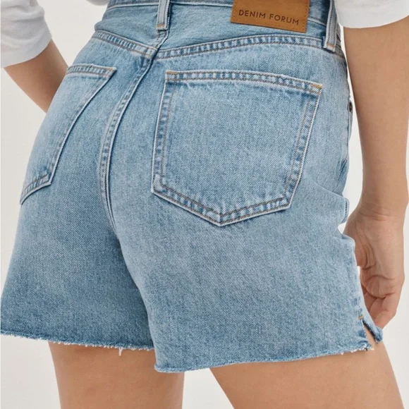 Denim Forum The Yoko Mid Thigh Short - Picture 2 of 3